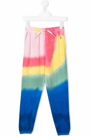 Ralph Lauren Tie-dye logo-print track pants