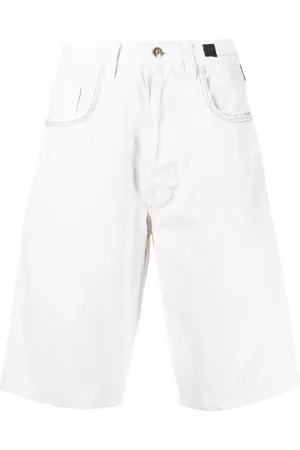 VERSACE 1990s knee-length denim shorts