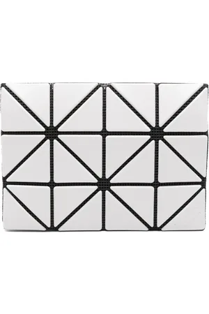 Issey Miyake Geometric-panelled card holder
