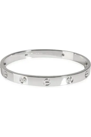 Cartier 18kt white gold Love diamond bracelet