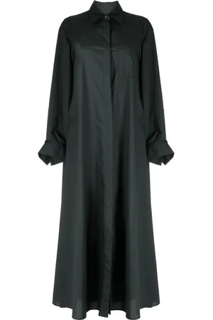 TWP Long-sleeve cotton shirt dress