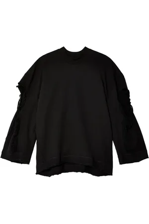 MELITTA BAUMEISTER Distressed cotton sweatshirt