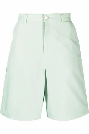 Ami Wide-leg loop-strap Bermuda shorts