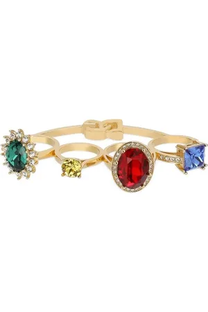 Dolce & Gabbana Knucklebuster rhinestone-embellished ring