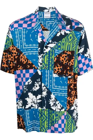MARCELO BURLON Mix print shirt