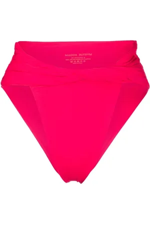 MAGDA BUTRYM Twisted high-waisted bikini bottoms