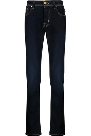 Jacob Cohen Contrast-stitching straight-leg jeans