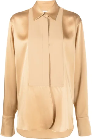 Jil Sander Satin-finish panelled shirt