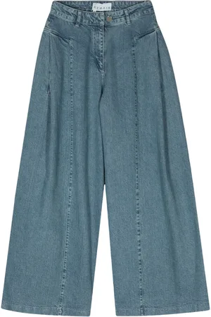 REMAIN Mid-rise wide-leg jeans