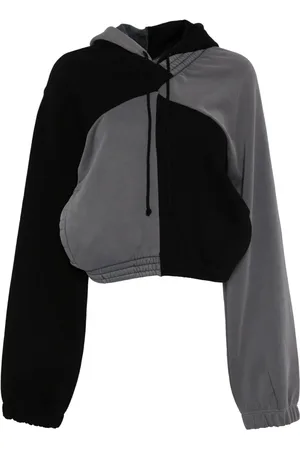 PROTOTYPES Panelled colour-block hoodie