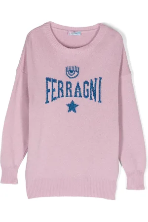 Chiara Ferragni Intarsia-logo sweatshirt