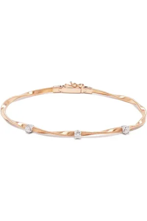 Marco Bicego 18kt rose and white gold diamond twist bracelet