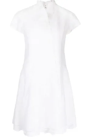 SHIATZY CHEN Lace-underlay cotton dress