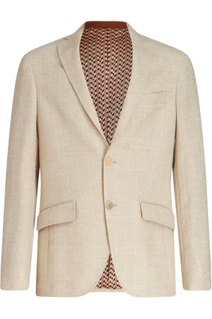 Etro Ton-sur-ton pinstriped blazer