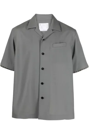 SACAI Suiting short-sleeve shirt