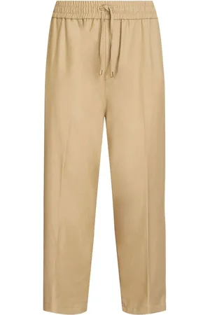 Etro Elasticated-waist straight-leg trousers