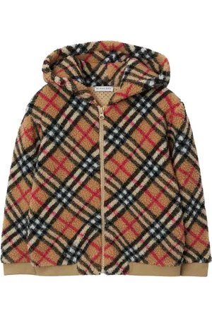Burberry Vintage-Check fleece hoodie