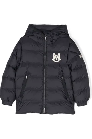 Moncler Mark logo-appliqué puffer jacket