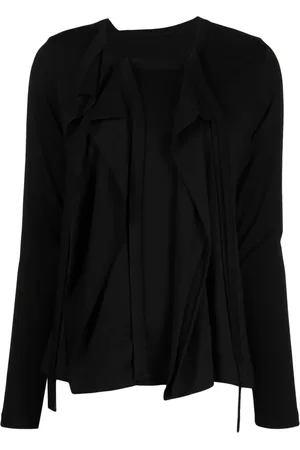 YOHJI YAMAMOTO Draped-effect wool top