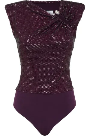 Philipp Plein Crystal-embellished bodysuit