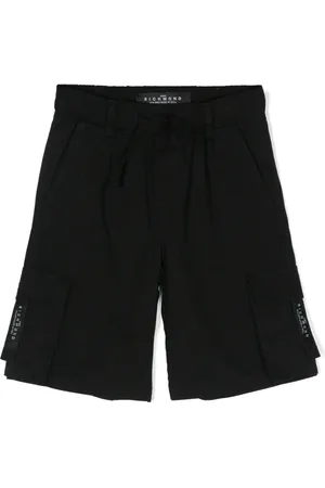 John Richmond Logo-print cargo shorts