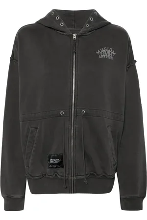 Musium Div. Logo zip-up hoodie