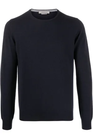 corneliani Fine-knit long-sleeve jumper