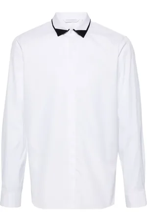 Neil Barrett Contrasting-collar cotton shirt