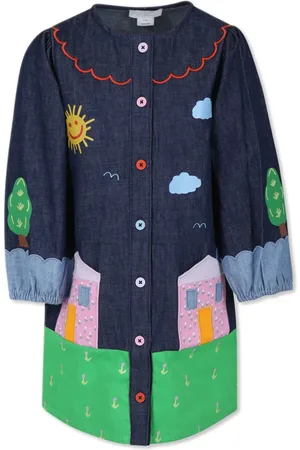 Stella McCartney Farmyard appliqué sleeveless dress