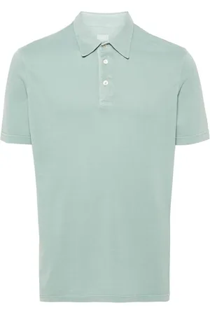 FEDELI Piqué-weave polo shirt