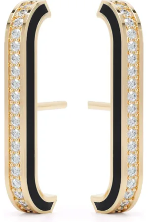 LOEV 18kt recycled gold Eternity diamond ear cuffs