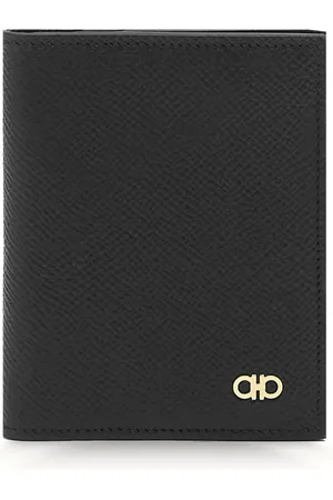 Salvatore Ferragamo Gancini-plaque leather card holder