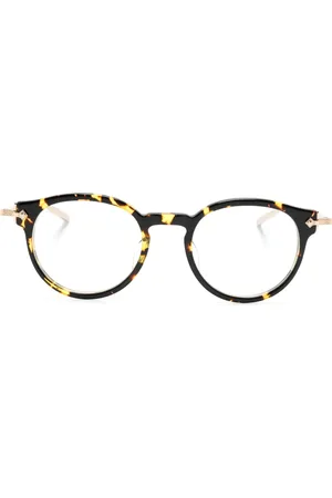 Barton Perreira Eugene tortoiseshell round-frame glasses