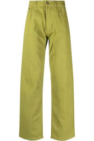 robyn lynch Embroidered Eire-motif jeans