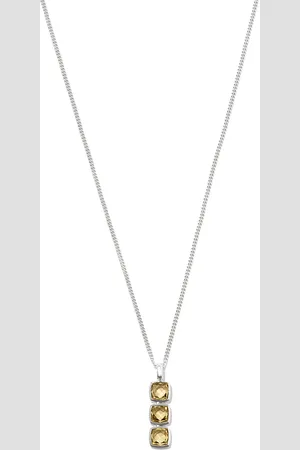 TOM WOOD Sterling quartz pendant necklace