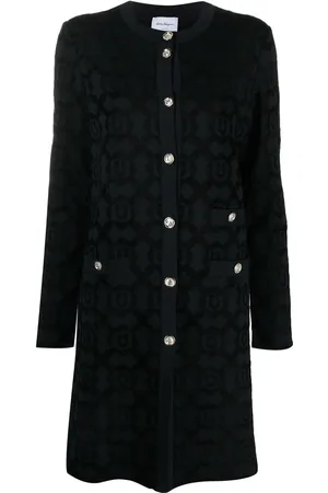 Salvatore Ferragamo Fitted single-breasted Gancini coat
