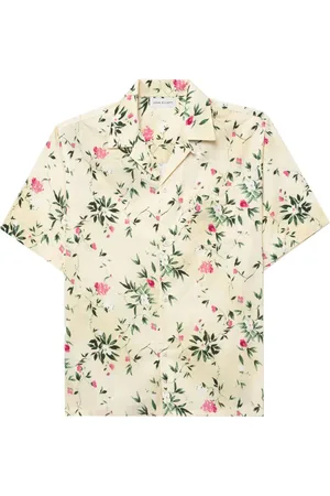 JOHN ELLIOTT Floral-print short-sleeve shirt