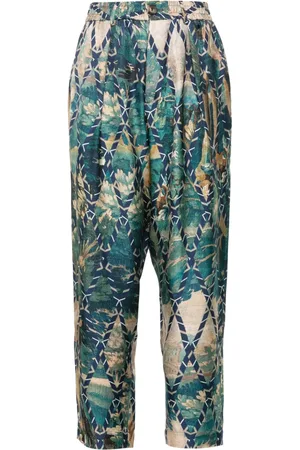 PIERRE-LOUIS MASCIA Abstract-print trousers