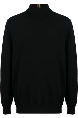 Paul Smith Stripe-detailing roll-neck jumper