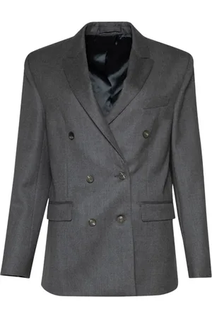 WARDROBE.NYC Double-breasted virgin wool blazer