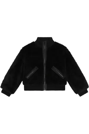 Dolce & Gabbana Faux-fur mock-neck jacket