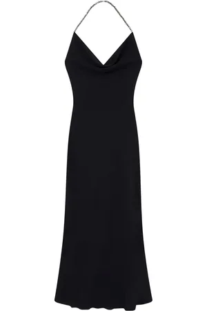 Stella McCartney Crystal-embellished halterneck dress