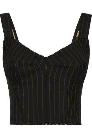 Dolce & Gabbana Pinstriped bustier top