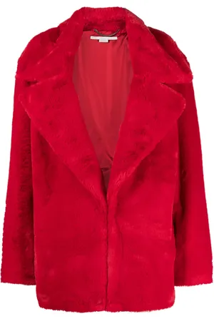 Stella McCartney Plush Teddy faux-fur coat