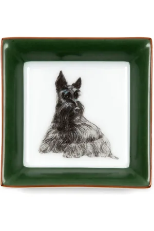 Hermès 2000 Scottish Terrier Dog porcelain organizer
