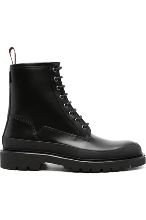 Paul Smith Logo-tag leather boots