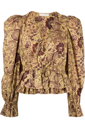 ULLA JOHNSON Ren floral-print blouse
