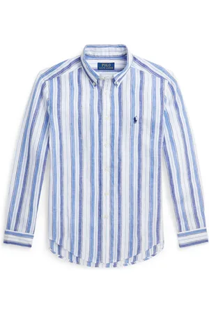 Ralph Lauren Polo Pony-embroidered striped shirt