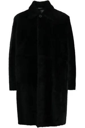 Paul Smith Single-breasted leather coat