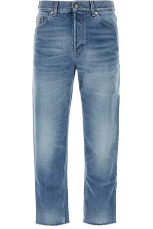 Gucci Logo-patch straight-leg jeans